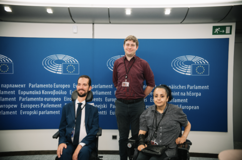 Member of the Parliament - Stelios Kympouropoulos, Nadia Hadad, Florian Sanden, Michael Goossens