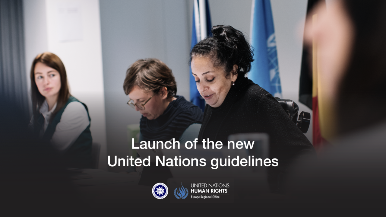 Launch of the new United Nations Guidelines