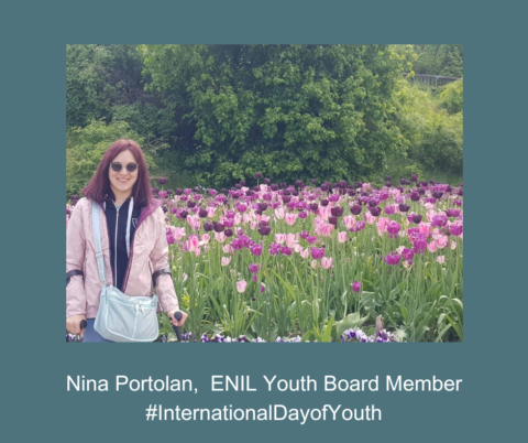 Nina Portolan, ENIL Youth Board Member #InternationalDayofYouth