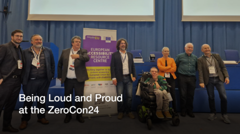 Being Loud and Proud at the ZeroCon24. Photo of people posing for a photo