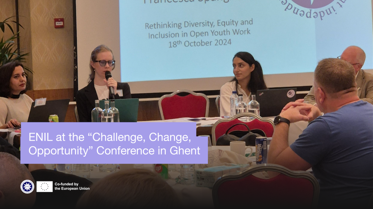ENIL at the challenge, change, opportunity conference in Ghent