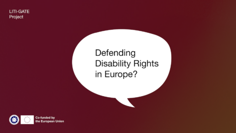 Defending disability rights in Europe? LITI-GATE project