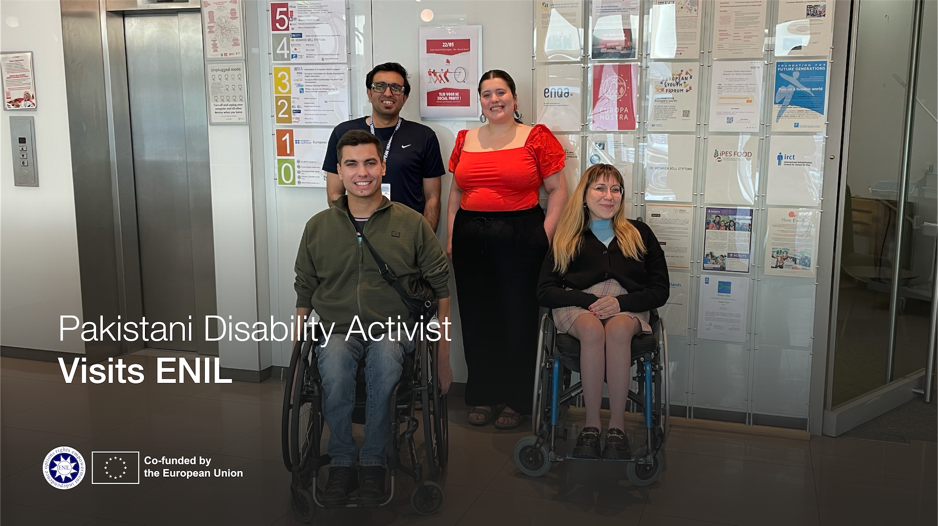 Empowering Change: Pakistani Disability Activist Visits ENIL