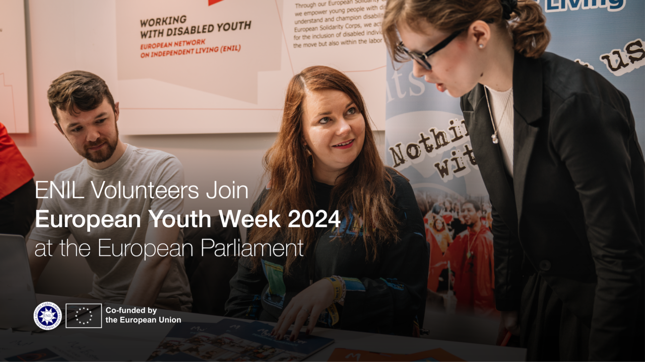 ENIL Volunteers join European Youth Week 2024 at the European Parliament