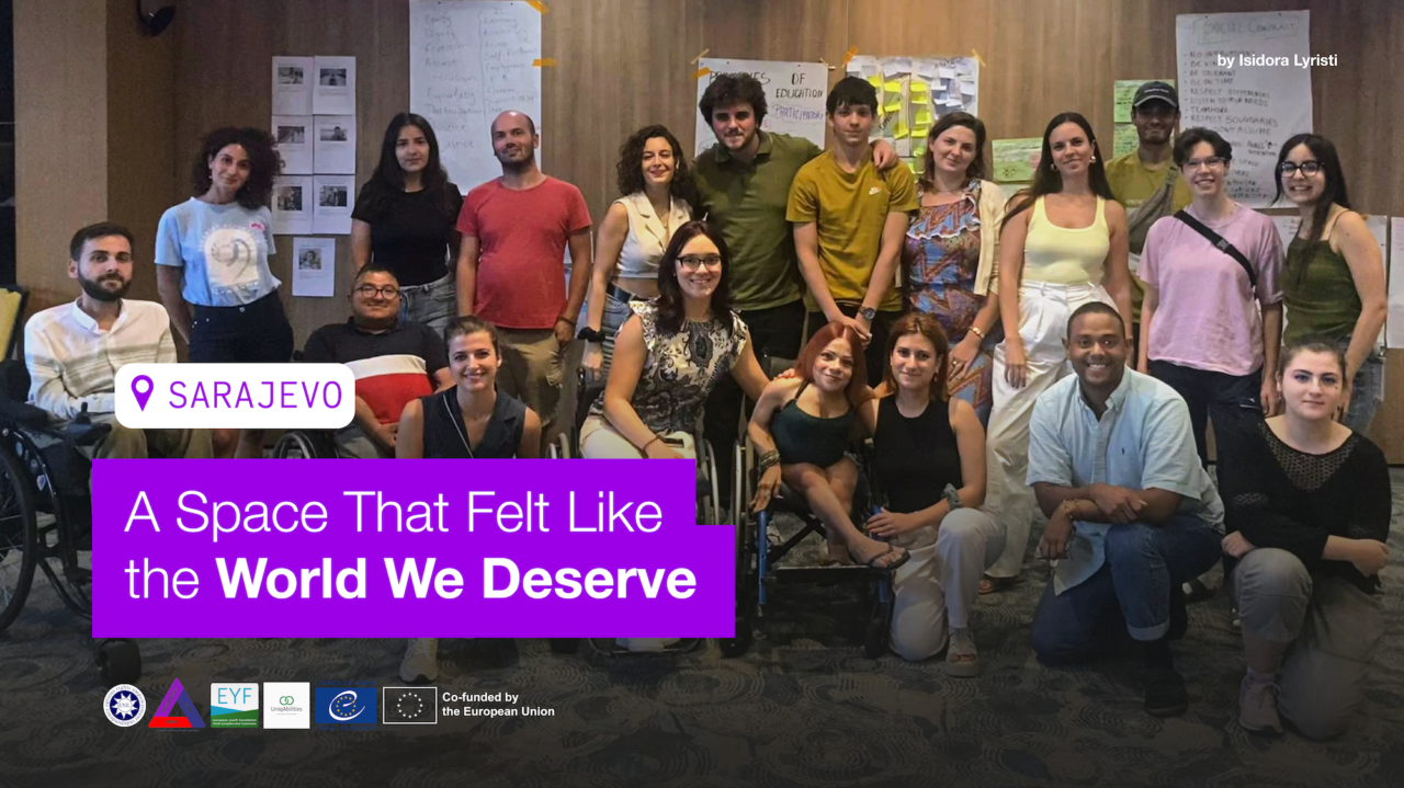 A space that felt like the world we deserve. Sarajevo. Partners logo