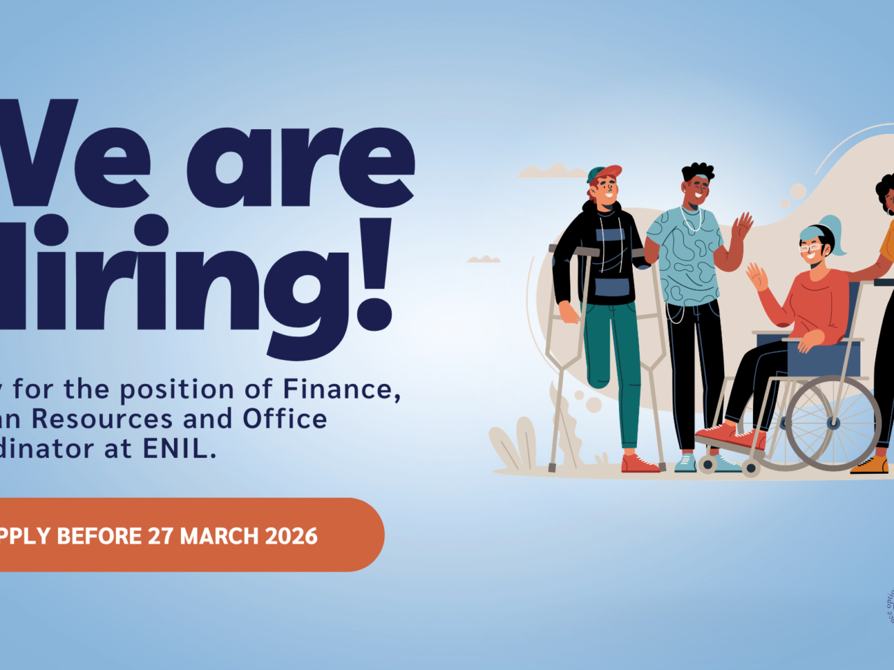 Vacancy: Finance, Human Resources and Office Coordinator