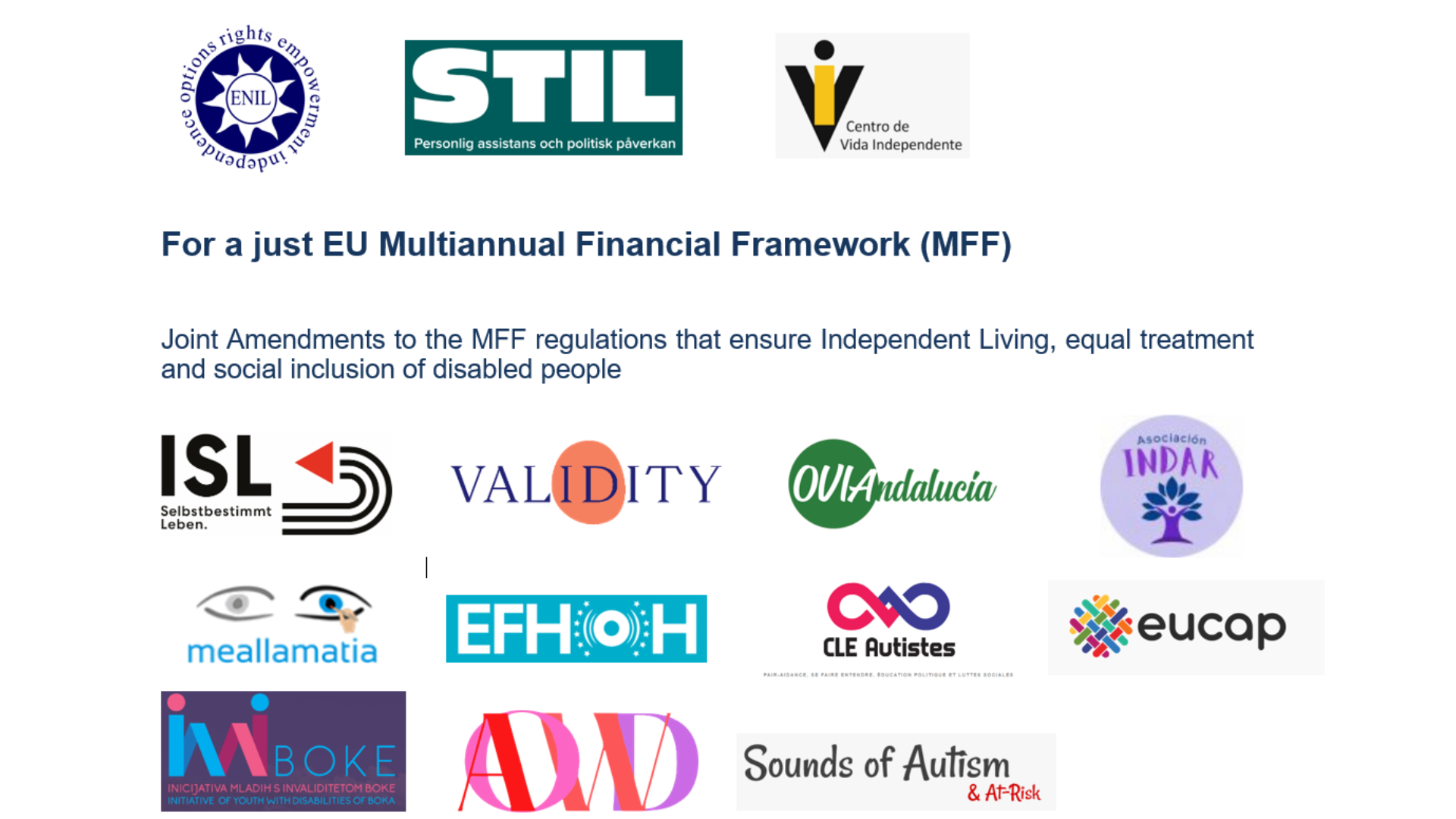 EUFunds4IL Coalition adopts amendments on the EU-Budget