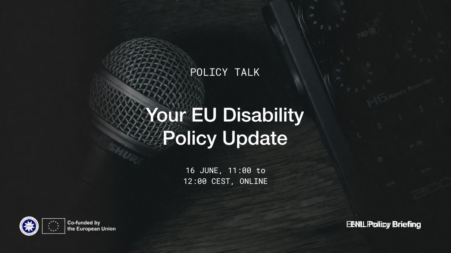 WEBINAR: EU Policy Briefing III – A look at the EU Disability Strategy 2026-230