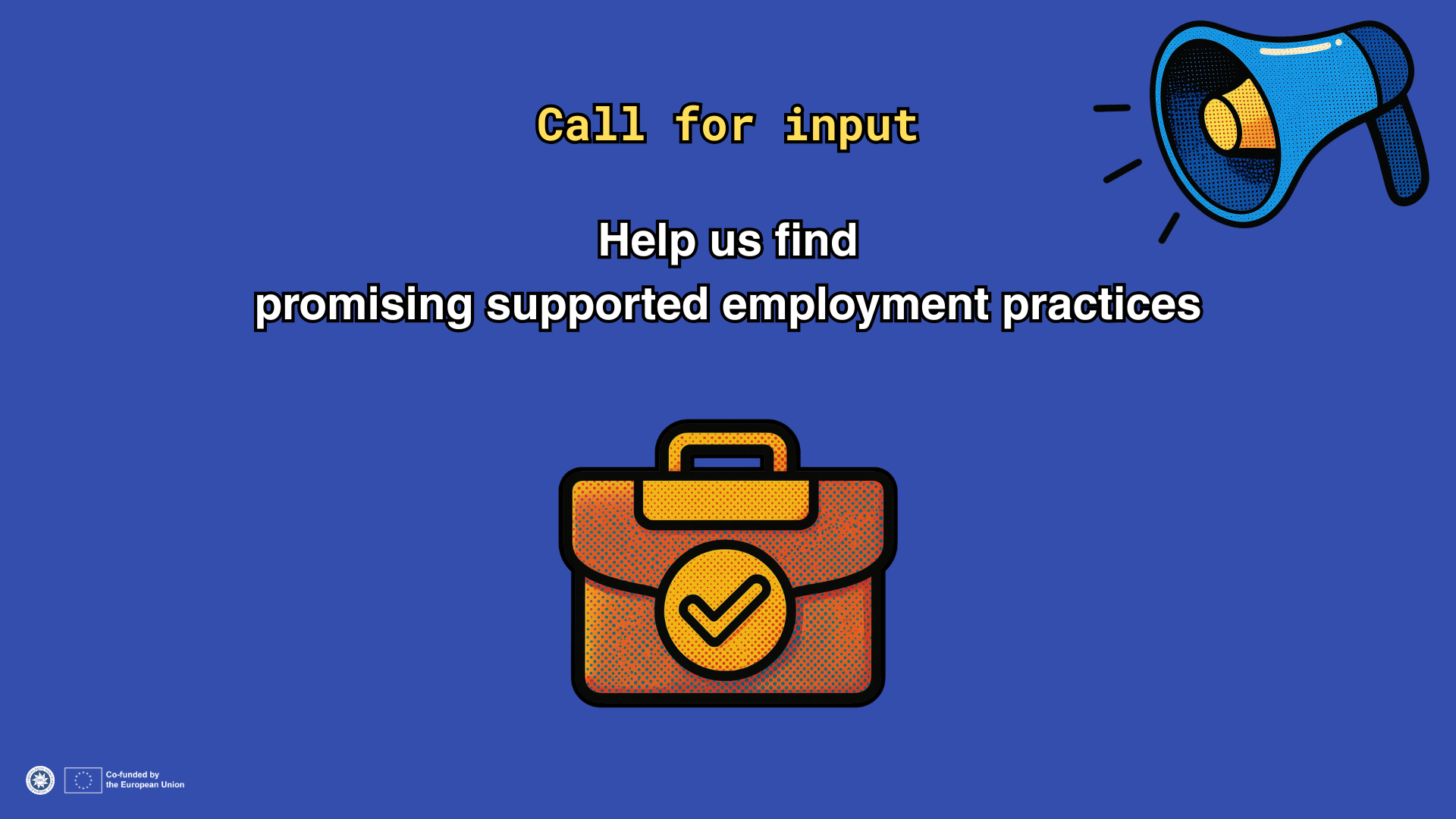 Open call for promising practices of supported employment