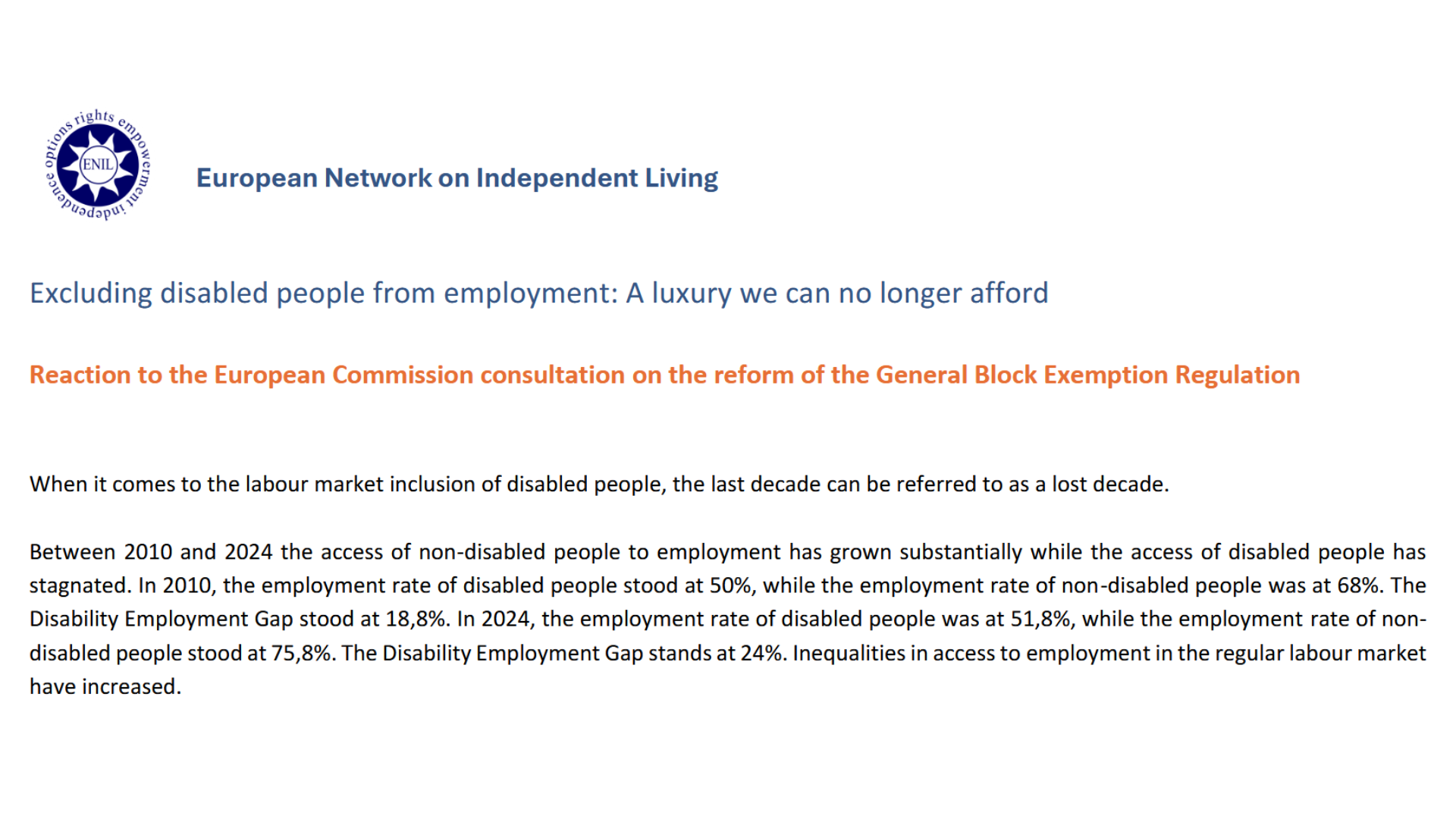 Excluding disabled people from employment: A luxury we can no longer afford