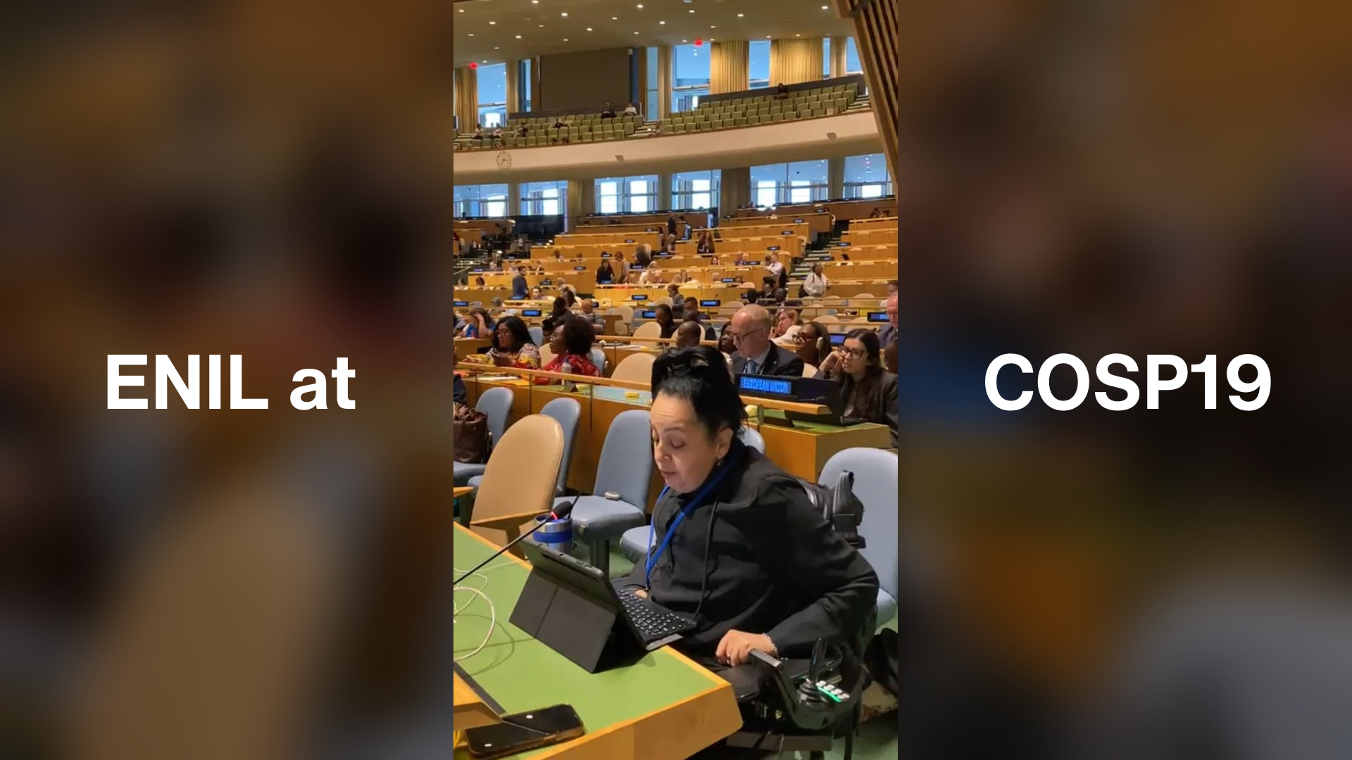 ENIL at COSP19: Independent Living must move from promise to reality